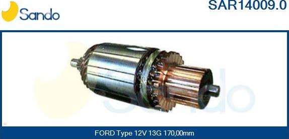 Sando SAR14009.0 - Rotor, starter www.molydon.hr