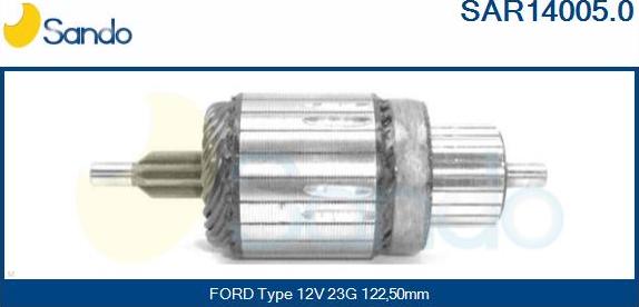 Sando SAR14005.0 - Rotor, starter www.molydon.hr