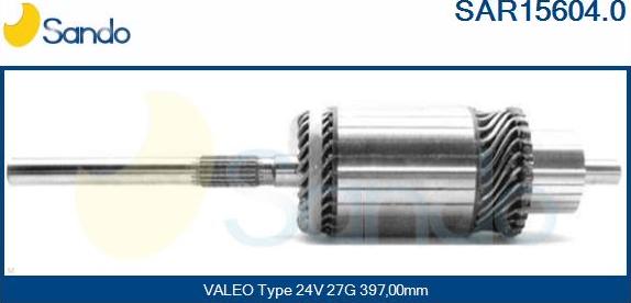 Sando SAR15604.0 - Rotor, starter www.molydon.hr