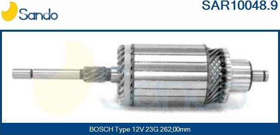 Sando SAR10048.9 - Rotor, starter www.molydon.hr