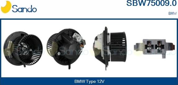 Sando SBW75009.0 - Ventilator kabine/unutrasnjeg prostora www.molydon.hr