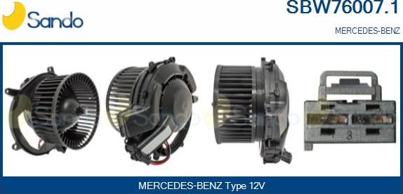 Sando SBW76007.1 - Ventilator kabine/unutrasnjeg prostora www.molydon.hr