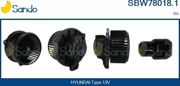 Sando SBW78018.1 - Ventilator kabine/unutrasnjeg prostora www.molydon.hr