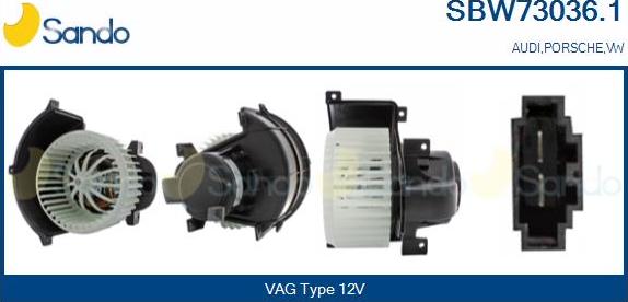 Sando SBW73036.1 - Ventilator kabine/unutrasnjeg prostora www.molydon.hr