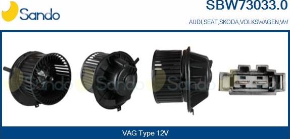 Sando SBW73033.0 - Ventilator kabine/unutrasnjeg prostora www.molydon.hr