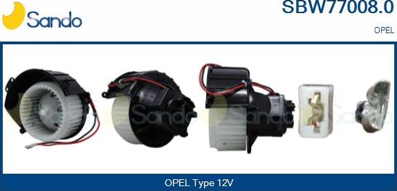 Sando SBW77008.0 - Ventilator kabine/unutrasnjeg prostora www.molydon.hr