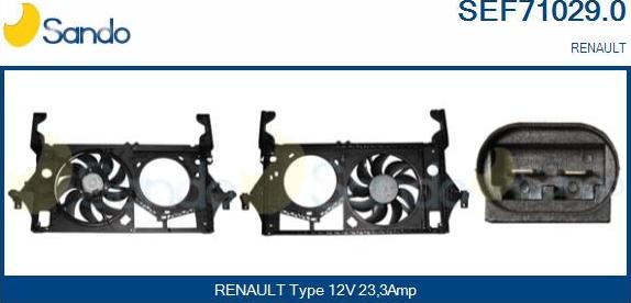 Sando SEF71029.0 - Elektromotor, ventilator hladnjaka www.molydon.hr