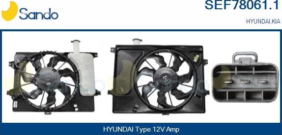 Sando SEF78061.1 - Elektromotor, ventilator hladnjaka www.molydon.hr
