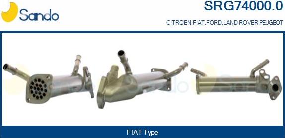 Sando SRG74000.0 - Hladnjak, EGR recirkulacija Ispušnih plinova www.molydon.hr