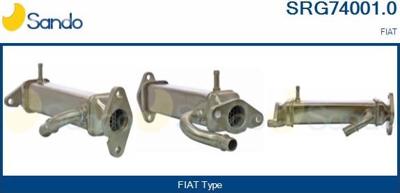 Sando SRG74001.0 - Hladnjak, EGR recirkulacija Ispušnih plinova www.molydon.hr