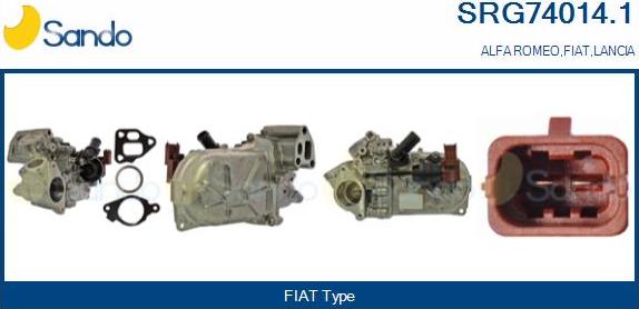 Sando SRG74014.1 - Hladnjak, EGR recirkulacija Ispušnih plinova www.molydon.hr