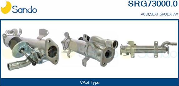 Sando SRG73000.0 - Hladnjak, EGR recirkulacija Ispušnih plinova www.molydon.hr