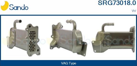 Sando SRG73018.0 - Hladnjak, EGR recirkulacija Ispušnih plinova www.molydon.hr