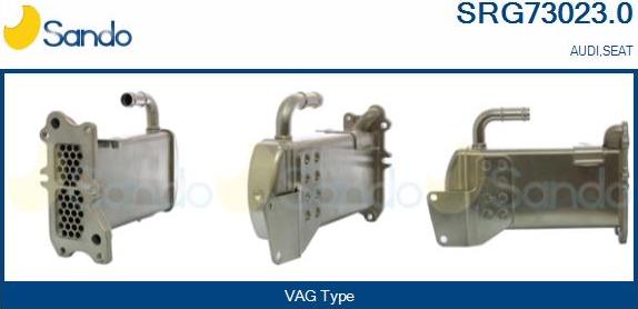 Sando SRG73023.0 - Hladnjak, EGR recirkulacija Ispušnih plinova www.molydon.hr