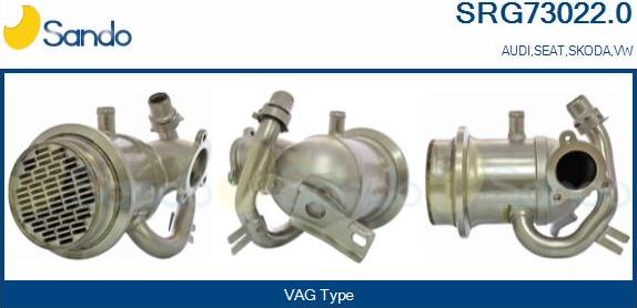 Sando SRG73022.0 - Hladnjak, EGR recirkulacija Ispušnih plinova www.molydon.hr