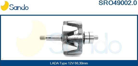 Sando SRO49002.0 - Rotor, alternator www.molydon.hr