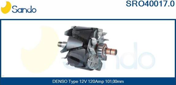 Sando SRO40017.0 - Rotor, alternator www.molydon.hr