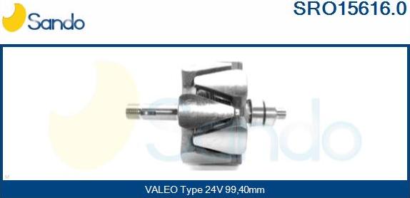 Sando SRO15616.0 - Rotor, alternator www.molydon.hr