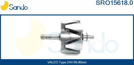 Sando SRO15618.0 - Rotor, alternator www.molydon.hr