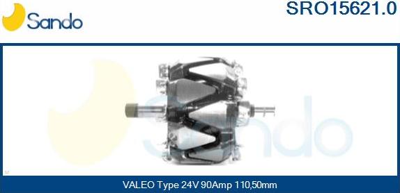 Sando SRO15621.0 - Rotor, alternator www.molydon.hr