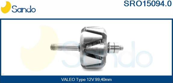 Sando SRO15094.0 - Rotor, alternator www.molydon.hr