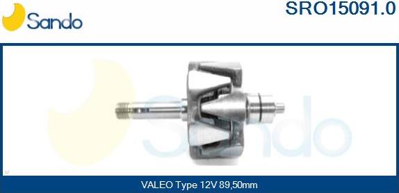 Sando SRO15091.0 - Rotor, alternator www.molydon.hr