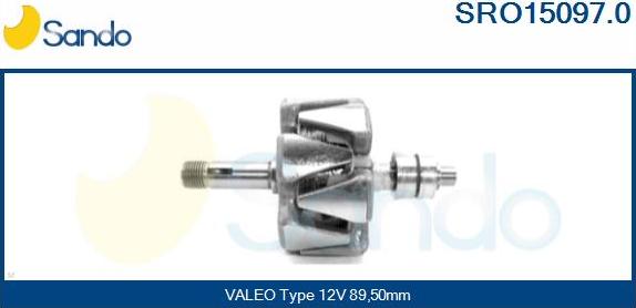 Sando SRO15097.0 - Rotor, alternator www.molydon.hr