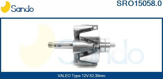 Sando SRO15058.0 - Rotor, alternator www.molydon.hr