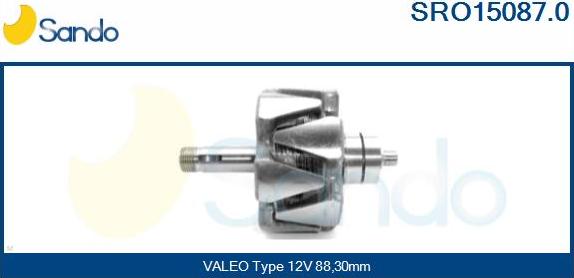 Sando SRO15087.0 - Rotor, alternator www.molydon.hr