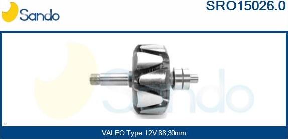 Sando SRO15026.0 - Rotor, alternator www.molydon.hr