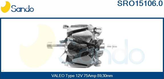 Sando SRO15106.0 - Rotor, alternator www.molydon.hr