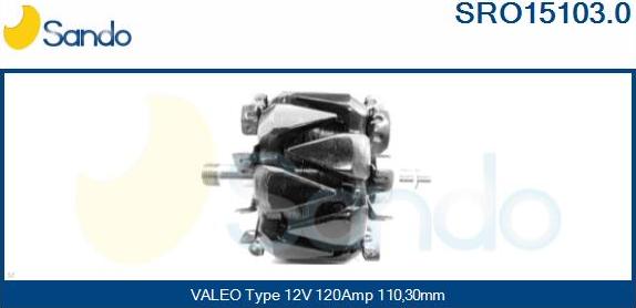 Sando SRO15103.0 - Rotor, alternator www.molydon.hr