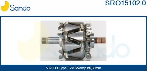 Sando SRO15102.0 - Rotor, alternator www.molydon.hr