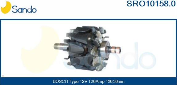 Sando SRO10158.0 - Rotor, alternator www.molydon.hr