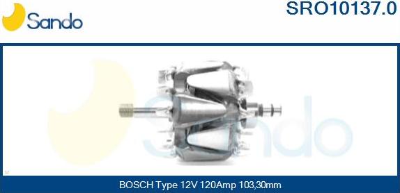 Sando SRO10137.0 - Rotor, alternator www.molydon.hr