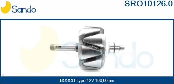 Sando SRO10126.0 - Rotor, alternator www.molydon.hr