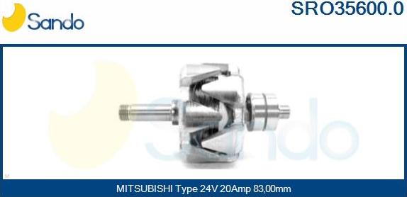 Sando SRO35600.0 - Rotor, alternator www.molydon.hr