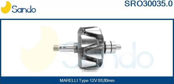 Sando SRO30035.0 - Rotor, alternator www.molydon.hr