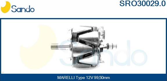 Sando SRO30029.0 - Rotor, alternator www.molydon.hr