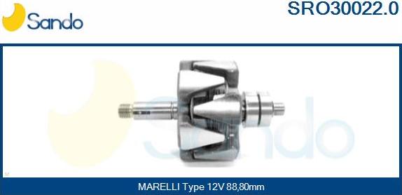 Sando SRO30022.0 - Rotor, alternator www.molydon.hr