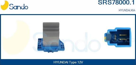 Sando SRS78000.1 - Otpornik, ventilator kabine/unutrasnjeg prostora www.molydon.hr