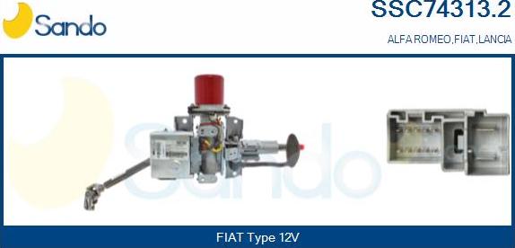Sando SSC74313.2 - Stup upravljača www.molydon.hr