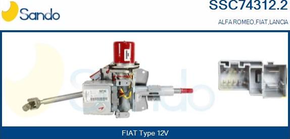 Sando SSC74312.2 - Stup upravljača www.molydon.hr