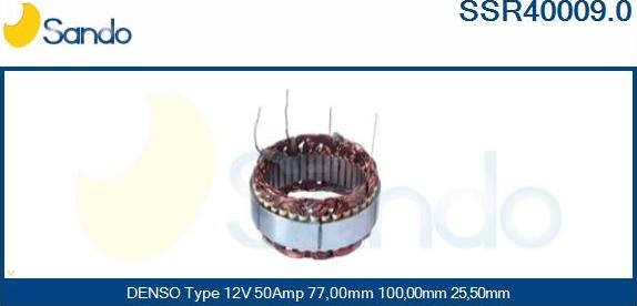 Sando SSR40009.0 - Stator, alternator www.molydon.hr