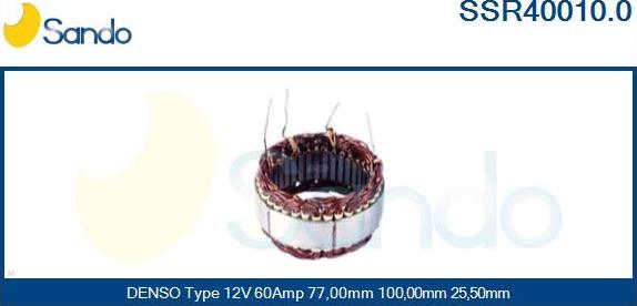 Sando SSR40010.0 - Stator, alternator www.molydon.hr