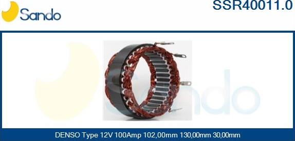 Sando SSR40011.0 - Stator, alternator www.molydon.hr