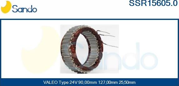 Sando SSR15605.0 - Stator, alternator www.molydon.hr