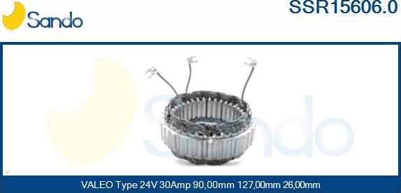 Sando SSR15606.0 - Stator, alternator www.molydon.hr