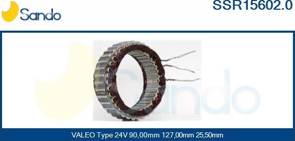 Sando SSR15602.0 - Stator, alternator www.molydon.hr