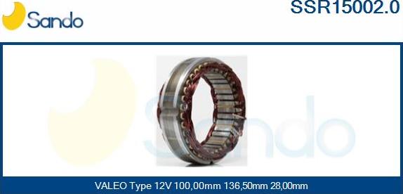 Sando SSR15002.0 - Stator, alternator www.molydon.hr